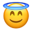 ਹਾਲੋ ਇਮੋਜੀ।